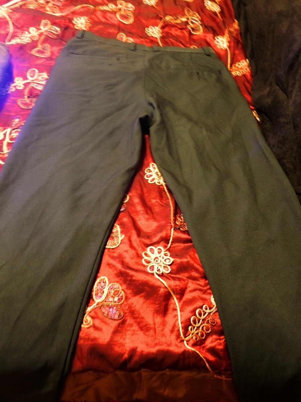Men's Dress Pants — Dark Gray Straight Leg